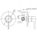 Смеситель для душа Paini Cox 78PJ690