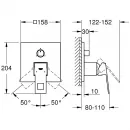 Смеситель для ванны Grohe Eurocube 24094AL0