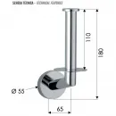 Держатель запасных рулонов Remer Guest GS62BG