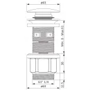 Донный клапан для раковины Damixa Option 210600000 универсальный, хром