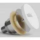 Донный клапан для ванны Salini S-Stone D 402 152301M универсальный, белый матовый