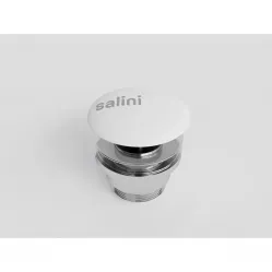 Донный клапан для раковины Salini S-Stone D 505 164301M универсальный, белый матовый