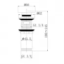 Донный клапан Abber AF0010