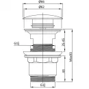 Донный клапан Vincea DPU-1B01CH