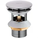 Донный клапан для раковины Aquatek AQ6002CR с переливом, хром