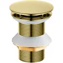 Донный клапан для раковины Aquatek AQ6003PG без перелива, золотой