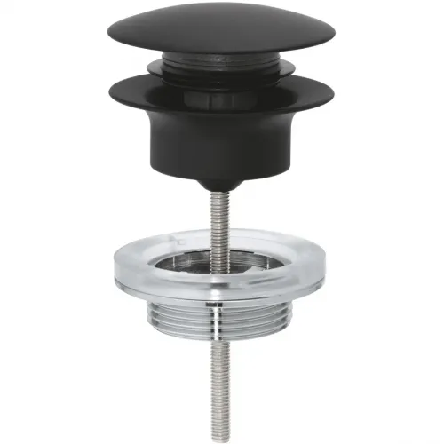 Донный клапан для раковины Grohe 29510KF0 универсальный, черный матовый