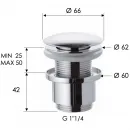 Донный клапан Remer 904CC2114DO