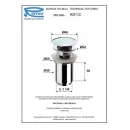 Донный клапан Remer 905CC114BO