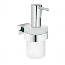 Дозатор жидкого мыла с держателем Grohe Essentials Cube 40756001