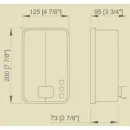 Диспенсер для мыла 1000 мл матовый хром Nofer Inox Evo 03050.S