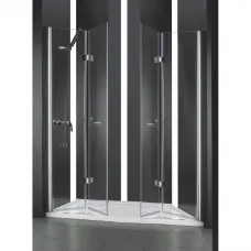 Душевая дверь складная Cezares Elena 153 см прозрачное стекло ELENA-W-BS-22-160-C-Cr