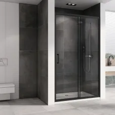 Душевая дверь 100 см Abber Schwarzer Diamant AG30100B прозрачное