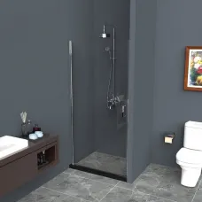 Душевая дверь 70 см BelBagno UNO-B-1-70-C-Cr прозрачное