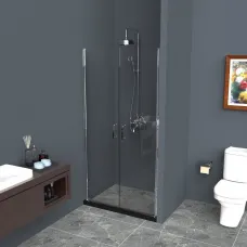 Душевая дверь 110 см BelBagno UNO-B-2-110-C-Cr прозрачное