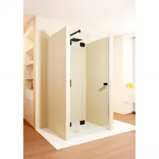 Душевая дверь Riho Scandic NXT X104 G001027121 138,3 см L, профиль черный матовый, стекло прозрачное