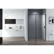 Душевая дверь 140 см Cezares URBAN-B-12-140-C-NERO прозрачное
