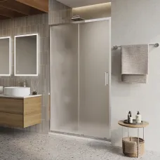 Душевая дверь BelBagno Luce LUCE-BF-1-120-P-Cr 120 см, профиль хром, стекло текстурное