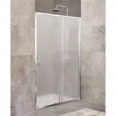 Душевая дверь 110-125 см BelBagno UNIQUE-BF-1-110/125-P-Cr текстурное стекло