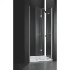 Душевая дверь складная Cezares Elena 90 см текстурное стекло ELENA-W-BS-12-90-P-Cr-R