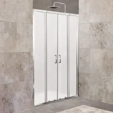 Душевая дверь 150-180 см BelBagno UNIQUE-BF-2-150/180-M-Cr матовое