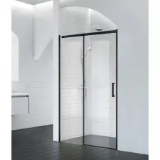 Душевая дверь 150 см BelBagno ACQUA-BF-1-150-C-NERO прозрачное