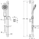 Душевой гарнитур VitrA Samba A45680WSA