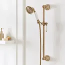 Душевой гарнитур Jacob Delafon Louise E24364-BCN 1 режим, золотой матовый