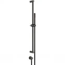 Душевой гарнитур Gessi Gessi316 54045#707 1 режим, черный хром матовый