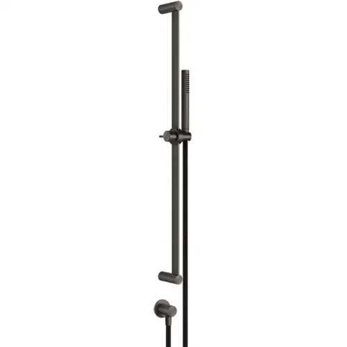 Душевой гарнитур Gessi Gessi316 54045#707 1 режим, черный хром матовый