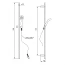 Душевой гарнитур Paini Bergamo BRCR121L9