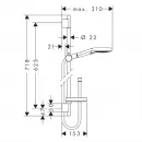 Душевой гарнитур Hansgrohe Raindance Select S 120 3j PowderRain/Unica'S Puro 650 27654000