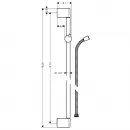 Душевой гарнитур Hansgrohe Unica Crometta 27614000