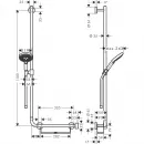 Душевой гарнитур Hansgrohe Raindance Select S 120 3jet left 26324000