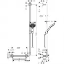 Душевой гарнитур Hansgrohe Raindance Select S 120 3jet EcoSmart right 26327000