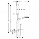 Душевой гарнитур Hansgrohe Raindance Select E 26621400