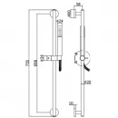 Душевой гарнитур Paffoni Life ZSAL135ROSE