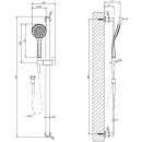 Душевой гарнитур Gessi Emporio 47242#031