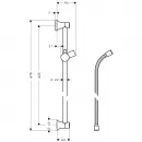 Душевой гарнитур Hansgrohe Unica Classic 27617820