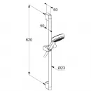 Душевой гарнитур Kludi Dive S 1S 6861005-00 1 режим, хром