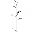 Душевой гарнитур Kludi Dive X 3S 6993005-00 3 режима, хром