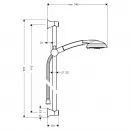 Душевой гарнитур Hansgrohe Raindance Classic 100 AIR 3 jet 27841000