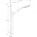 Душевой гарнитур Hansgrohe Raindance Select S 150 3jet 26626400