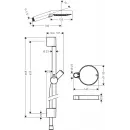 Душевой гарнитур Hansgrohe Raindance Select S 120 3jet PowderRain 27944000
