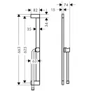Душевой гарнитур Hansgrohe Unica S Puro 24402700