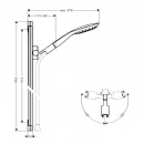 Душевой гарнитур Hansgrohe PuraVida 27853000