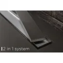Душевой трап (лоток) Pestan Confluo Frameless Line 13701229 45 см, с решеткой, 2 в 1 под плитку, матовый хром