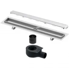 Душевой трап (лоток) Tece TECEdrainline glass 600800 + 650000 + 660016 + 600891 74,3 см, с решеткой, щелевой, белый