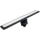 Душевой трап (лоток) Pestan Confluo Frameless White Glass Line 13701211 45 см, с решеткой, щелевой, белый глянец