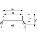 Душевой трап (лоток) Tece TECEdrainline plate II 600900 + 650000 + 660016 + 600972 84,3 см, с решеткой, под плитку, хром